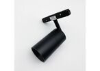 Spot LED sur Rail Magnétique 48V 15W Orientable NOIR - Blanc Neutre 4000K - 5500K