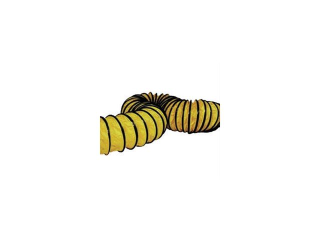 Gaine flexible PVC noir et jaune - Longueur 7,6 m - Ø 310 m - SOVELOR-DANTHERM