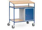 Pupitre roulant avec écritoire et 1 placard | 5838 