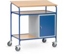 Pupitre roulant avec écritoire et 1 placard | 5838 