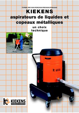 Aspirateur de liquides et copeaux métalliques