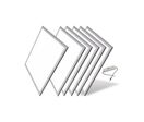 Pack de 6 - Dalle LED 60x60 Slim 36W ALU - Pack de 2 / Blanc Neutre 4000K - 5500K