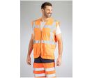 Gilet multipoches haute visibilité