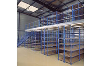 Mezzanine sur rayonnages