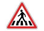 Panneau passage pour piétons - A13b