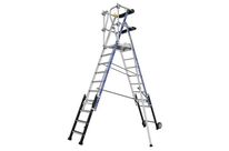 Tubesca-Comabi - Plateforme Saloon Sherpascopic - 9 marches - Aluminium - Hauteur travail 4.30m - Charge 150kg - Éco-responsable