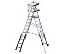 Tubesca-Comabi - Plateforme Saloon Sherpascopic - 9 marches - Aluminium - Hauteur travail 4.30m - Charge 150kg - Éco-responsable