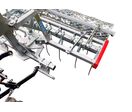 Herse de carrière équestre 140 cm - Lame niveleuse et rouleau cage - Attelage trois points pour micro-tracteurs Torros TACR140