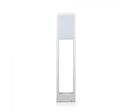 Borne de Jardin Design Blanche 10W LED Samsung IP65 - Blanc Chaud 2300K - 3500K