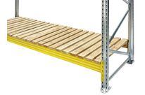 Platelage bois claire voie pour rayonnage lourd Palstar L.2200 x P.1000 mm