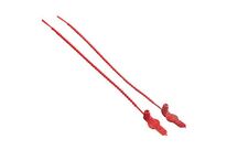 Bunzl - Scellé standard rouge 210mm polyéthylène recyclable - Lot de 1000