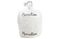 Manutan Expert - Lot de 500 Sacs-poubelle HDPE 50L Transparent - Éco-responsable - 16 microns