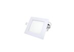 Downlight Dalle LED 6W Extra Plate Carrée BLANC - Blanc Chaud 2300K - 3500K - Blanc Froid 6000K