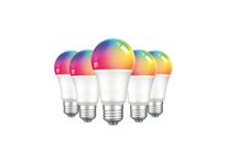Pack de  5 - Ampoule LED Connectée Wifi E27 4.5W G45 RGBW