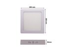 Plafonnier LED Carré 24W BLANC CCT