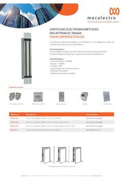 Catalogue Contrôle d'accès MECALECTRO