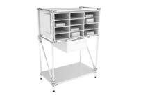 Stockage d'atelier et organisation ergonomique | Étagère à compartiments N° 61A-2