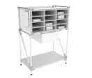 Stockage d'atelier et organisation ergonomique | Étagère à compartiments N° 61A-2