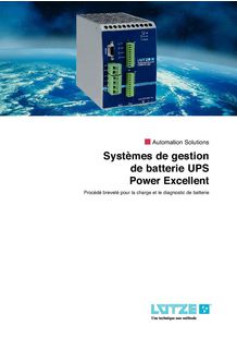 Systeme de gestion de batteries UPS