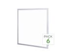 Pack de 6 - Panneau LED 60x60 40W Blanc - Blanc Froid 6000K - 8000K