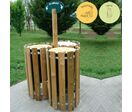 Poubelle extérieur tri sélectif Forestière