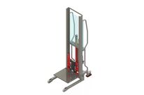 Gerbeur à levée manuelle et plateau simple inox - 100 kg