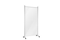Cloison mobile Plexiglass Opaque H 206 x L 100 cm / roulettes