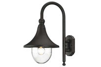 Applique E27 noir 230V extérieur IP44