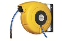 Enrouleur air et eau 15 m Ø 1/4 15 bars Tech avec enroulement automatique et support mural pivotant Zeca 805/8