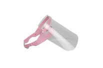 Visière transparente ROSE - COLOR H 195 x L 280 x P 0,4 mm complète