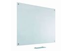 Smit Visual - Tableau en verre magnétique blanc - 150 x 100 cm - Éco-responsable, Lean Management