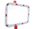 Manutan Expert - Miroir de sécurité extérieur rectangle 40x60cm PMMA - Vision 90° - 10 ans garantie