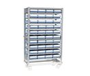 Rack mobile avec bacs de rangement