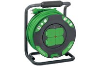 Schneider Electric - Enrouleur de chantier 25m H07RNF 3G 2,5mm² - 4 prises IP44 - Puissance 3000W