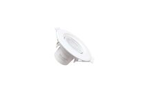 Spot LED Encastrable Orientable Rond Blanc 8W - Blanc Neutre 4000K - 5500K