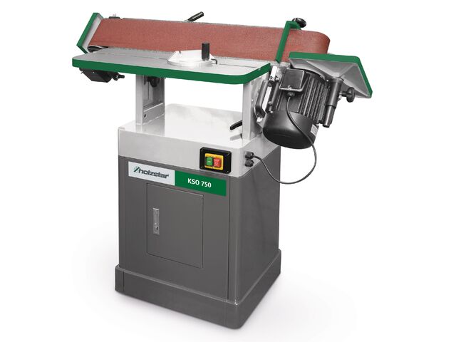 Ponceuse de chants oscillante longueur de ponçage 820 mm bande abrasive 150x2270 mm 2,2 kW 230V Holzstar KSO750 230V