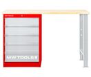 Établi modulaire Multiplex avec armoire à tiroirs 5T 1500 mm MW Tools MOD15LP5