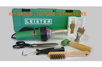 Kit Bache Toiture Etanchéité avec chalumeau air chaud LEISTER TRIAC ST