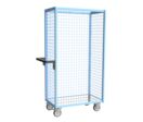 Servantes grillagées 3 côtés, plateau tôle galva 250 à 500 kg