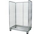 Italiana Contenitori - Roll conteneur Maxi 3 côtés maille 1200x800x1800mm - 400kg - Éco-responsable
