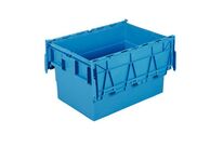 Schoeller Allibert - Bac de transport Integra bleu 64L - 600x400x365 mm - Usage alimentaire, recyclable, gerbable