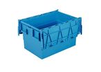 Schoeller Allibert - Bac de transport Integra bleu 64L - 600x400x365 mm - Usage alimentaire, recyclable, gerbable