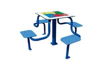 Table de jeux d&amp;#039;extérieur pour enfants échecs, petits chevaux, l&amp;#039;oie