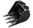Godet 380 mm à 4 dents démontables pour pelle-rétro tracteur GMP MW Tools GMPAC4