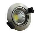 Spot Encastrable LED COB Rond Orientable 8W 60° ALU - Blanc Neutre 4000K - 5500K