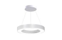 Kit Plafonnier LED Blanc Rond 36W 50cm avec Kit de Suspension - Blanc Chaud 2300K - 3500K