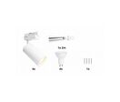 Kit Rail LED Monophasé + 4 Spots GU10 Blanc - 200 cm - Blanc Neutre (4000K - 5500K)