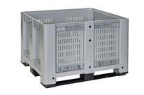 CAISSE-PALETTE 1200X1000X780 MM / AJOURE - 3 SEMELLES - 610 L