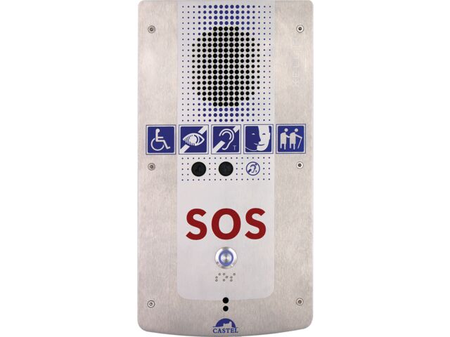 Interphone audio Full IP/SIP pour bornes d’appel d’urgence et EAS | XE AUDIO 1B HELP	