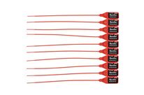 Manutan Expert - Scellé Rouge Identification Polypropylène - 285mm - Sécurité Camion Robuste